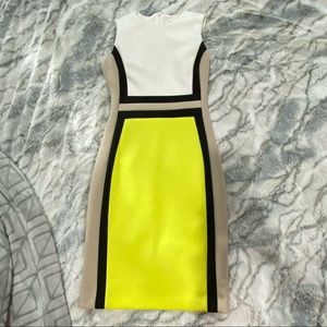 Calvin Klein Color block dress
